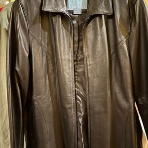 Nine West Black Leather Jacket